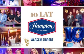 Hampton by Hilton Warsaw Airport świętuje swoje 10-lecie